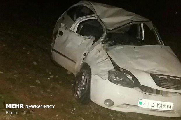 نوزاد 8 ماهه قربانی حادثه واژگونی خودرو در پلدختر شد نوزاد 8 ماهه قربانی حادثه واژگونی خودرو در پلدختر شد