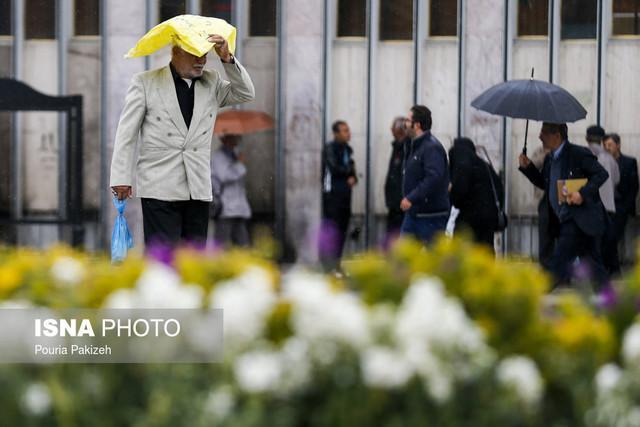 پیش بینی بارش های رگباری از فردا در همدان