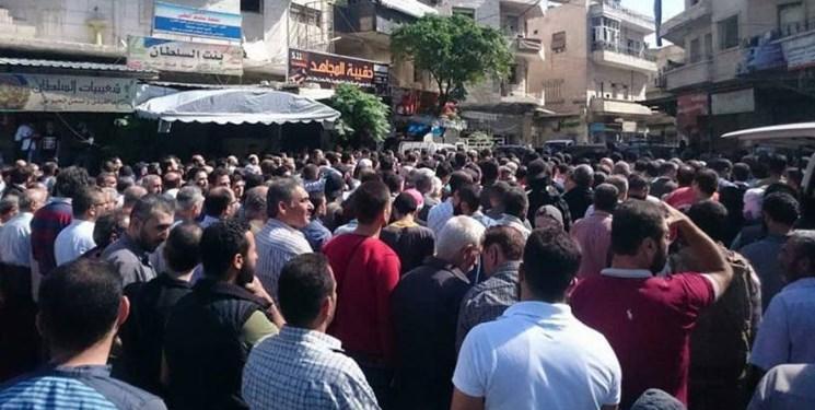تظاهرات مردم ادلب علیه تروریست های جبهة النصره